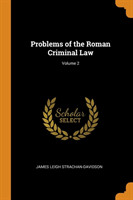 Problems of the Roman Criminal Law; Volume 2