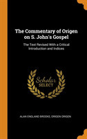 Commentary of Origen on S. John's Gospel