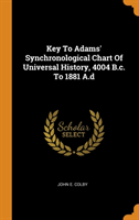 Key To Adams' Synchronological Chart Of Universal History, 4004 B.c. To 1881 A.d