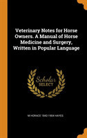 Veterinary Notes for Horse Owners. A Manual of Horse Medicine and Surgery, Written in Popular Language