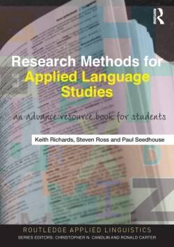 Research Methods for Applied Language Studies An Advanced Resource Book for Students