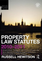 Property Law Statutes 2010-2011