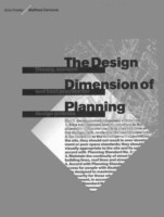 Design Dimension of Planning