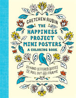 Happiness Project Mini Posters: A Coloring Book