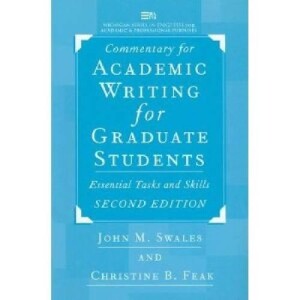 Commentary for Academic Writing for Graduate Students, 2d ed.