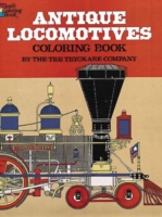 Antique Locomotives Coloring Book