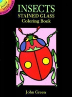 Insects Stained Glass Colouring Book