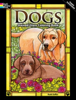 Dogs Stained Glass Coloring Book