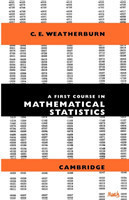 First Course Mathematical Statistics