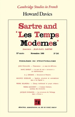 Sartre and 'Les Temps Modernes'