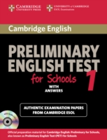 Cambridge Preliminary English Test for Schools 1 Self-study Pack (Student's Book with Answers with Audio CDs (2)) Official Examination Papers from University of Cambridge ESOL Examinations