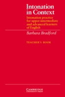 Intonation in Context Teacher's book Intonation Practice for Upper-intermediate and Advanced Learners of English