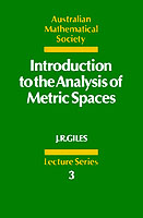Introduction to the Analysis of Metric Spaces