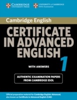 Cambridge Certificate in Advanced English 1 for updated exam Student's Book with answers