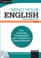 Mind Your English Level 1 Teacher's Resource Pack with Audio CD Italian Edition