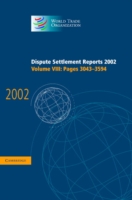 Dispute Settlement Reports 2002: Volume 8, Pages 3043-3594