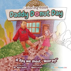 Daddy Donut Day Children's Coloring Book