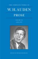 Complete Works of W. H. Auden: Prose, Volume III
