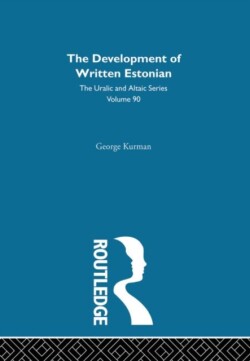 Development of Written Estonian