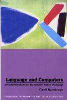 Language and Computers A Practical Introduction to the Computer Analysis of Language