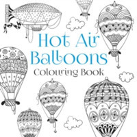 Hot Air Balloons Colouring Book