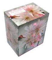 Three-drawer Card Box 60 Gift Cards and Envelopes: Fabulous Flowers