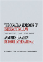 Canadian Yearbook of International Law, Vol. 36, 1998