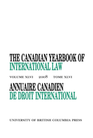 Canadian Yearbook of International Law, Vol. 46, 2008