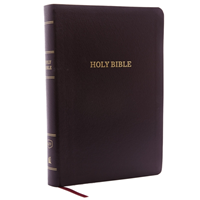 KJV Holy Bible: Giant Print with 53,000 Cross References, Burgundy Bonded Leather, Red Letter, Comfort Print (Thumb Indexed): King James Version