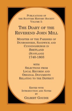 Diary of the Rev. John Mill