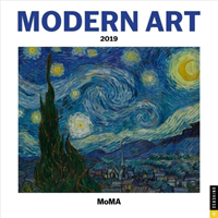 Modern Art 2019 Square Wall Calendar