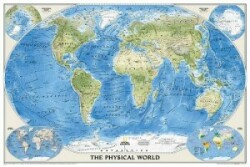 World Physical, Enlarged & Laminated
