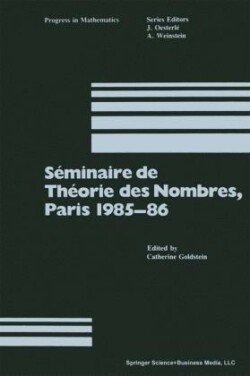 Séminaire de Théorie des Nombres, Paris 1985–86