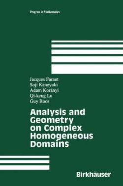 Analysis and Geometry on Complex Homogeneous Domains