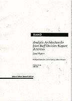 Analytic Architecture for Joint Staff Decision Support Activities