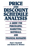 Price and Discount Schedule Analysis