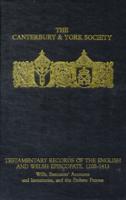 Testamentary Records of the English and Welsh Episcopate, 1200-1413