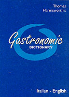 Gastronomic dictionary italian/english
