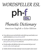 Wordspeller ESL Phonetic Dictionary American English 2-Color Edition