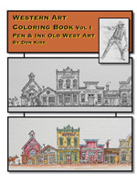 Western Art Coloring Book