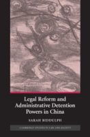 Legal Reform and Administrative Detention Powers in China