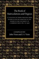 Book of Matriculations and Degrees