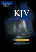 KJV Concord Reference Bible, Black Calf Split Leather, Red-letter Text, Thumb Index, KJ564:XRI
