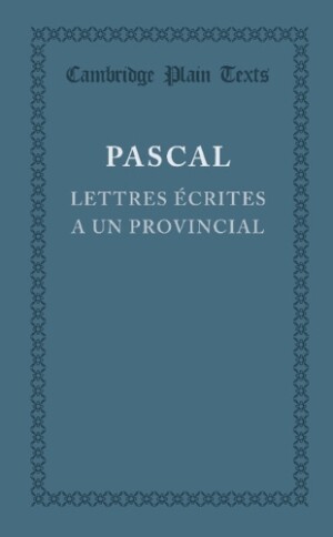 Lettres écrites a un provincial