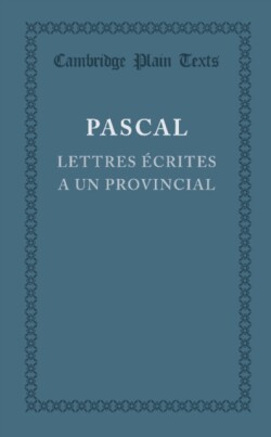 Lettres écrites a un provincial
