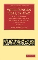 Vorlesungen über Syntax: mit besonderer Berücksichtigung von Griechisch, Lateinisch und Deutsch