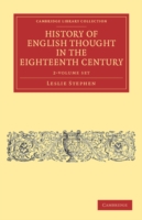 History of English Thought in the Eighteenth Century 2 Volume Set