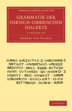 Grammatik der Oskisch-Umbrischen Dialekte 2 Volume Set