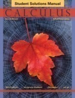 Calculus Multivariable 6E Student Solutions Manual