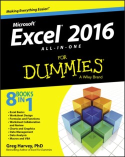 Excel 2016 All–In–One For Dummies